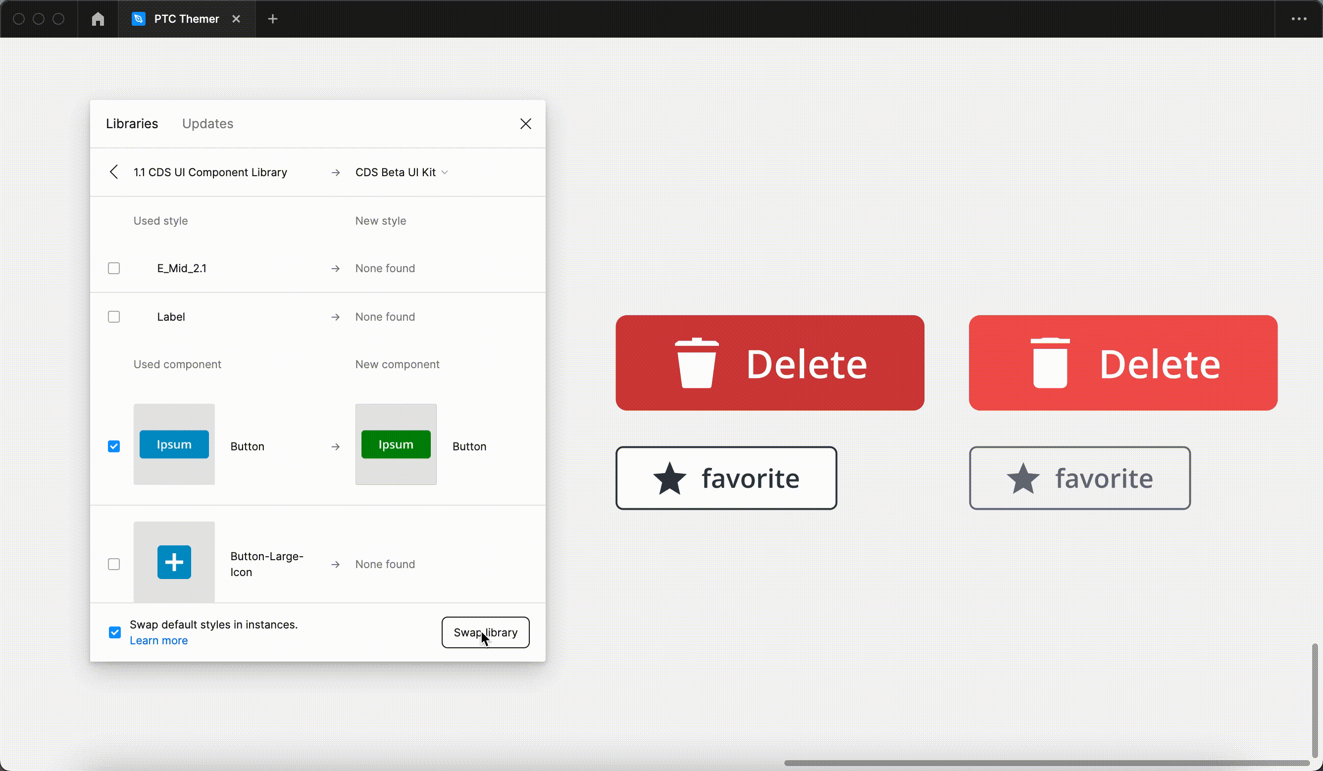 PTC Themer preserves content overrides